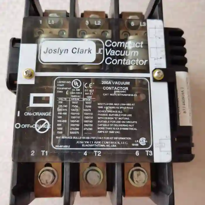 【议价】德国原装进口Joslyn Clark克拉克真空接触器