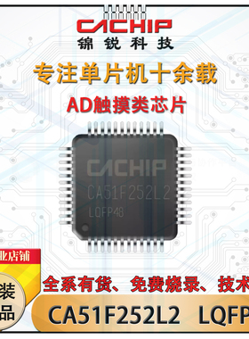 CA51F252L2 LQFP48锦锐flash触摸单片机带LCD驱动微控制器芯片
