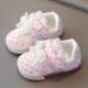 软底婴幼儿蝴蝶结女童洋气公主鞋 网面透气新款 女宝宝学步鞋 春秋季