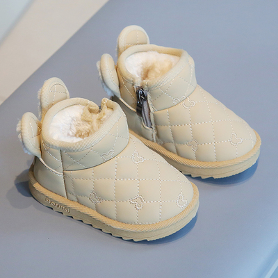 男女儿童宝宝冬季加绒雪地靴