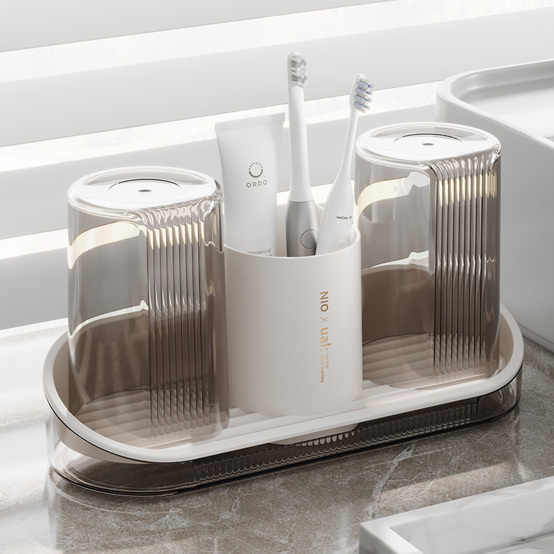 清清美可拆卸牙刷牙杯置物架挂架