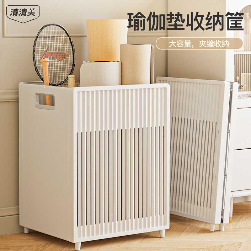 【可折叠】瑜伽垫健身器材收纳筐图片
