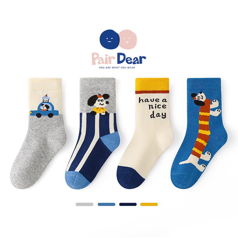 「Viola」儿童秋冬袜子无骨抗菌