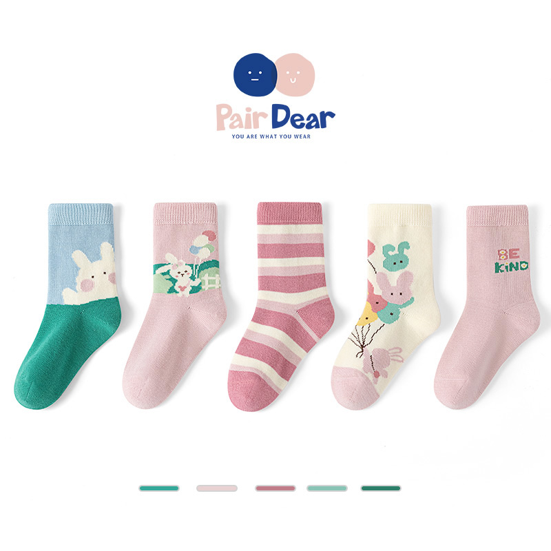 秋冬女童袜子甜美系无骨