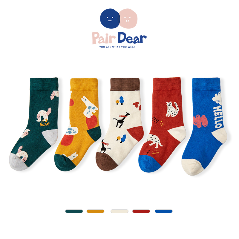 「动物森林」冬季儿童袜子