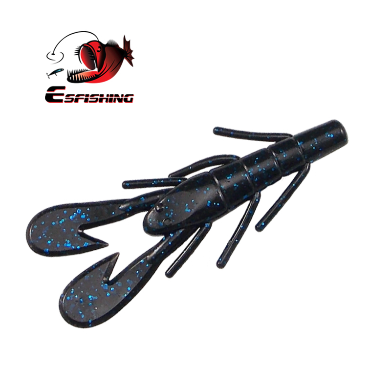 野钓路亚软饵鲈鱼杀手虾形假饵