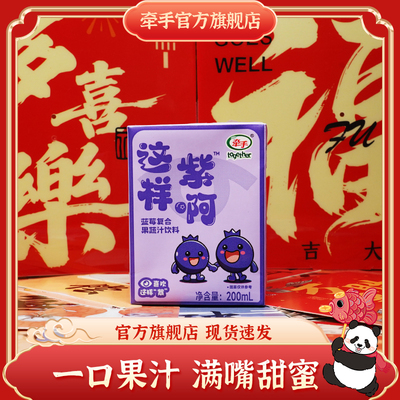 牵手这样紫啊蓝莓复合果蔬汁