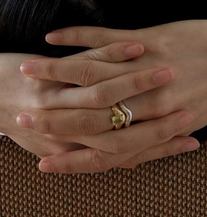 love 清仓价To Vesper现货 韩国小众VInoom ring氛围感担当 topaz