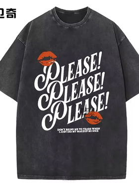 Sabrina Carpenter Merch Fan T shirt新款音乐周边水洗短袖T恤衫