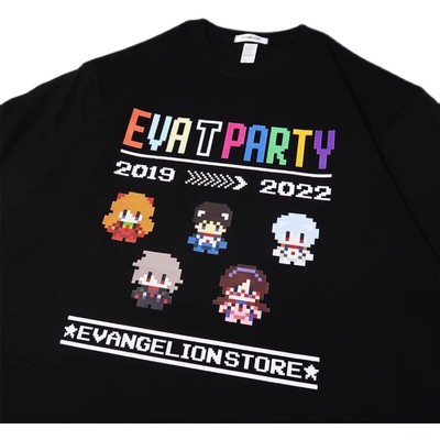 EVA动漫人物像素版美式复古卫衣宽松男女印花South Park南方公园