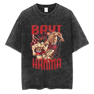 Hanma Baki The Grappler Gym Anime Tshirt Men_yythkg