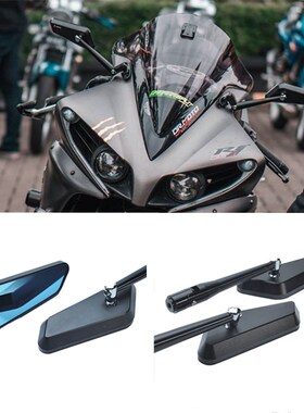 适用2020款本田cbr650r cbr300r 跑车改装后视镜倒车镜反光镜底座