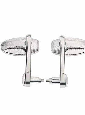 适用大阳VRF150改装踏板复古车把镜大阳V锐125T VRS125手把反光镜