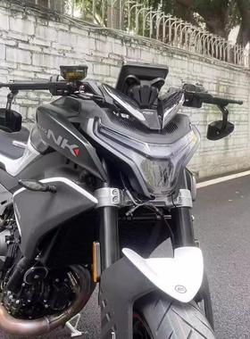 适用凯旋三叉戟660 765R/RS改装手把后视镜火箭3 1200RR/S车把镜