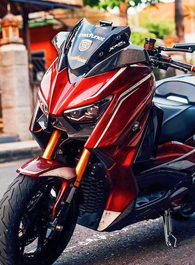 适用雅马哈XMAX300原厂运动版挡风玻璃 xmax改装前风挡风镜导流罩