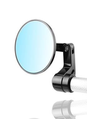 适用奥古斯塔Rush1000复古手把后视镜 Dragster800rr车把端子镜