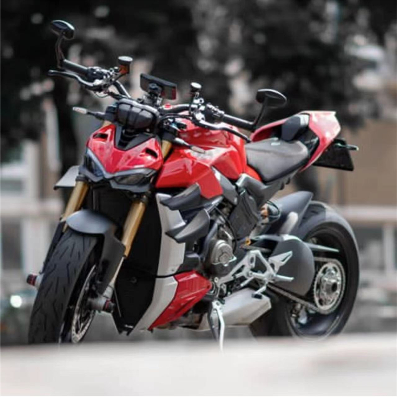 适用杜卡迪大魔鬼XDiavel696 1199S自游800 1100改装手把后视镜