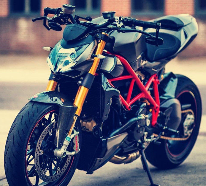 杜卡迪怪兽696 monster821 改装手把后视镜倒车镜原车装饰螺丝