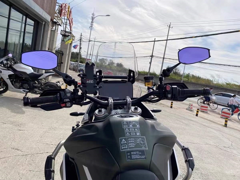 适用于宝马C400GT C650GTZ改装后视镜 无极SR4 MAX广角防眩反光镜