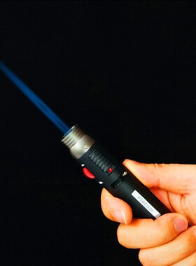 百诚503笔式气焊枪喷枪防风充气直冲明火双用便携丁烷打火机