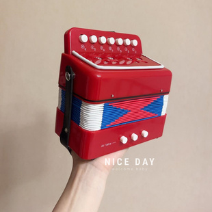 韩国ins入门手风琴玩具吉他初学乐器早教音乐启蒙宝宝礼物贝斯