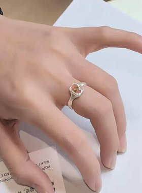 S925银小众设计感时尚高级感指环