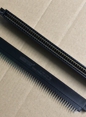 野口 2.54总线插座 S-100-2.54-5M 100P44P48P56P有耳金手指插槽