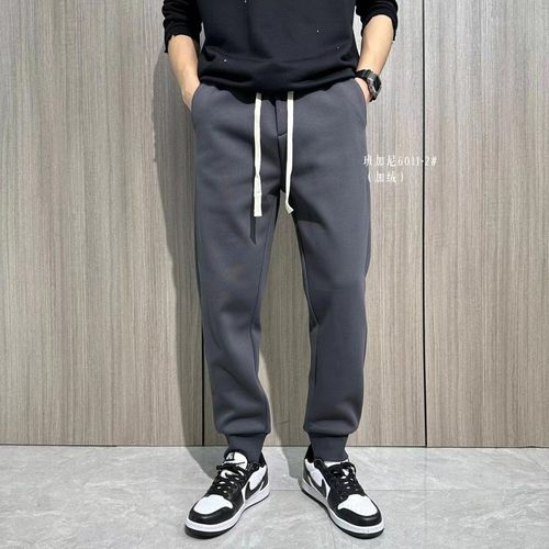 加绒加厚长裤针织卫裤班加尼