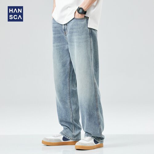 loose jeans versatile denims pants baggy trousers2026薄款莱