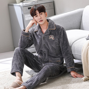 Plus Size Men's Pajamas Quality Homewear Sleepwear male