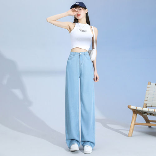 versatile denims pants loose jeans baggy trousers2026轻薄