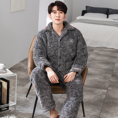 Plus Size Men's Pajamas Quality Homewear Sleepwear male