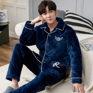 Plus Size Men's Pajamas Quality Homewear Sleepwear male睡衣