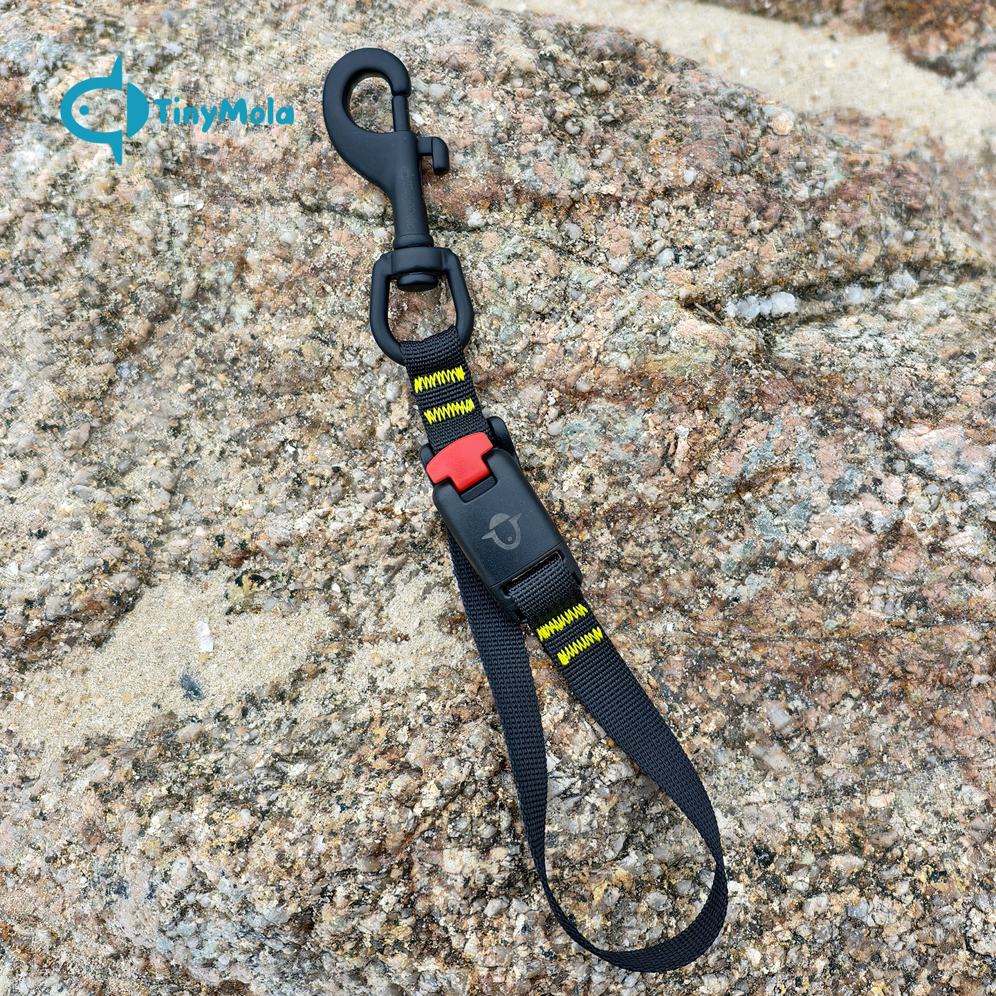 TinyMola磁吸快卸脚蹼挂带扣单头钩提绳潜水面镜蛙鞋固定吸附盲扣