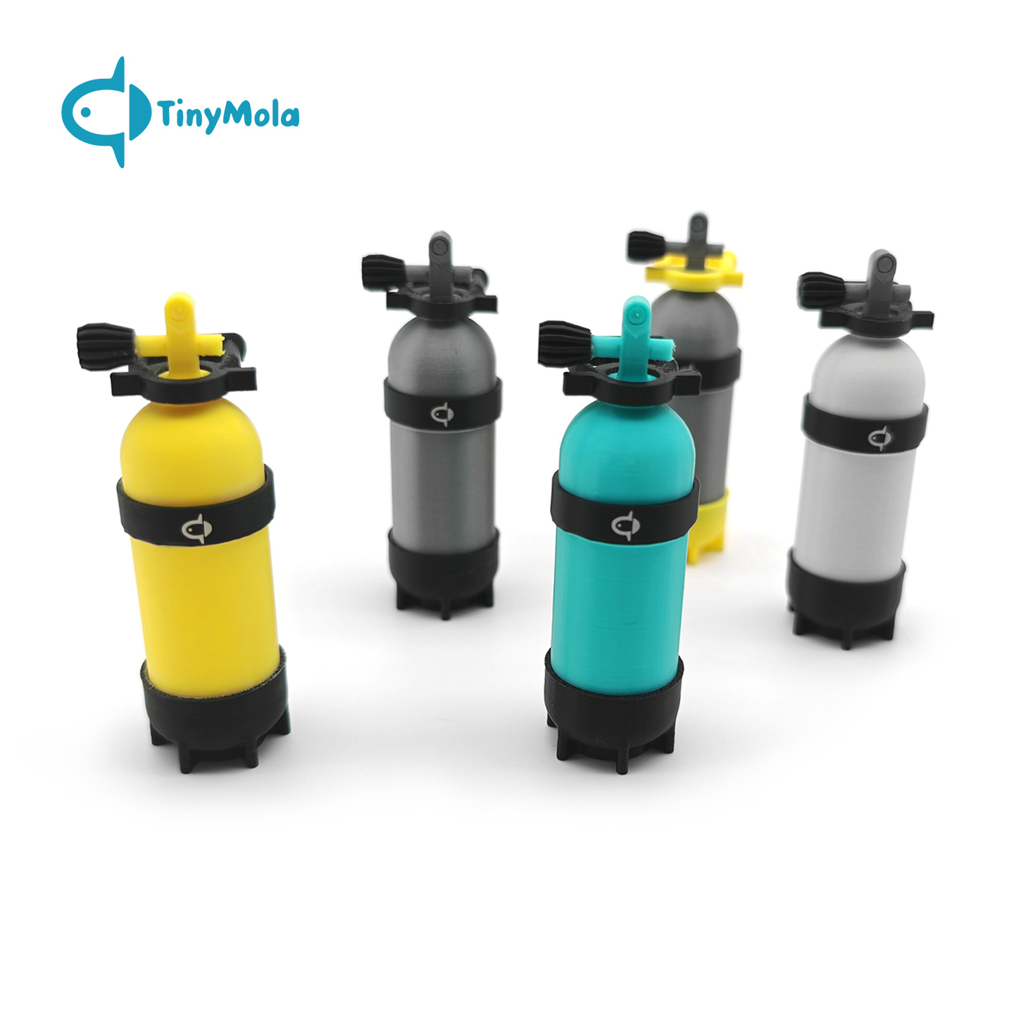 TinyMola潜水小气瓶形状装备挂件