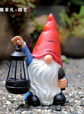 欧式田园精灵太阳能光别墅小夜灯