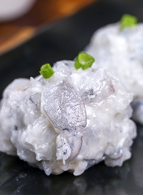 手打虾滑真虾仁95%含量Q弹紧实青虾滑100g4袋