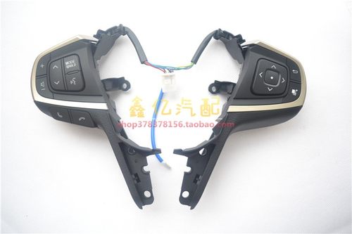 进口中东 MPV Innova Crysta 音响蓝牙控制多功能方向盘按键开关