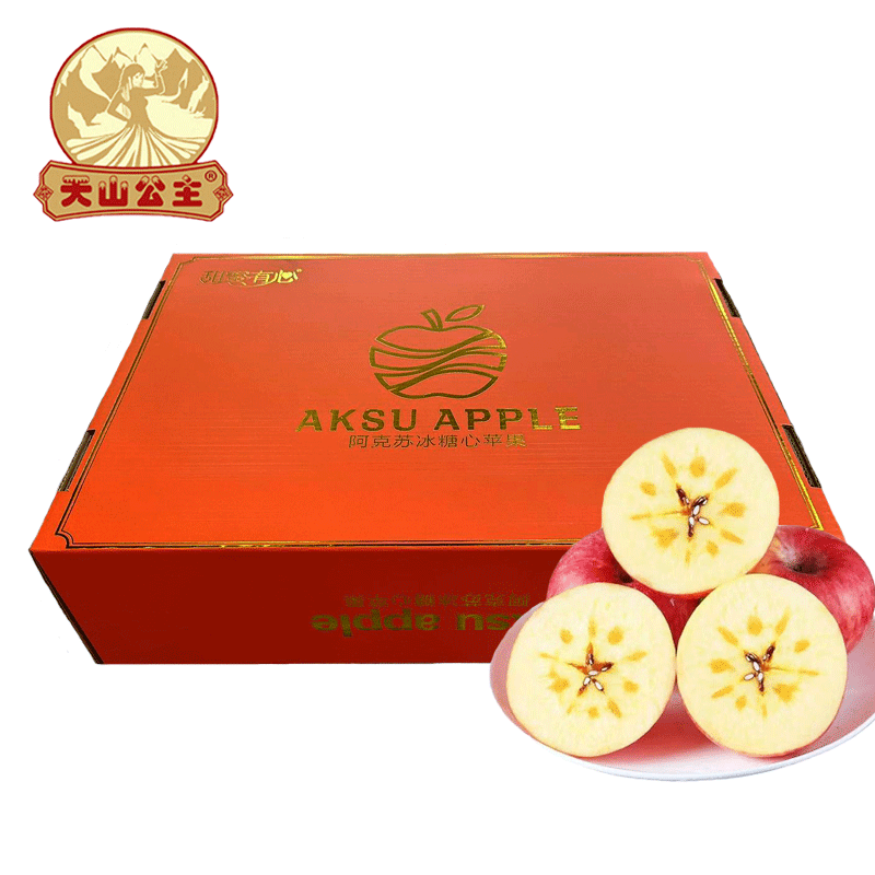 阿克苏冰糖心苹果新疆正宗红富士5.1kg/盒大果当季新鲜水果礼盒装,水产肉类/新鲜蔬果/熟食,苹果,淘宝优惠券,粉丝福利购,淘宝优惠卷