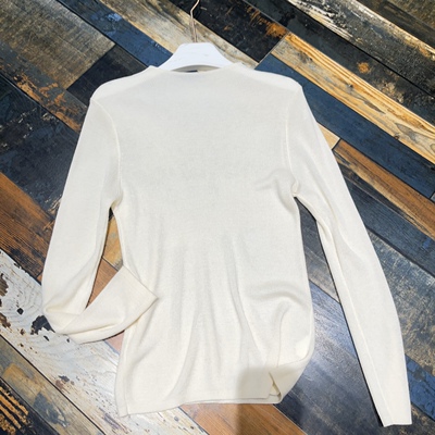 秋冬超细羊毛内搭打底衫女半高领堆堆领圆领上衣女