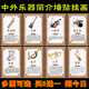 音乐厅创意墙画中外民族乐器大全简介知识装 饰挂画钢琴琴行海报贴