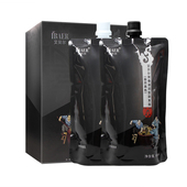 艾贝尔植物酵素染发膏自然黑天然无刺激染发剂清水不沾头皮黑油