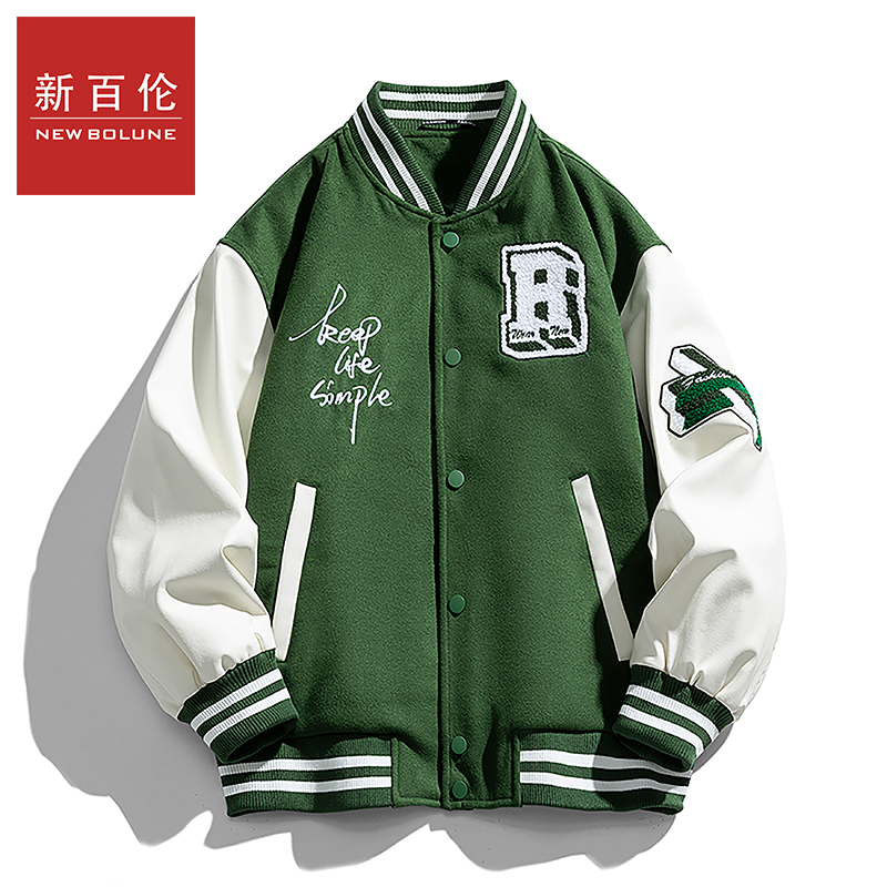 新百伦冬季白鸭绒连帽羽绒服情侣款男时尚加厚短款连帽面包服外套