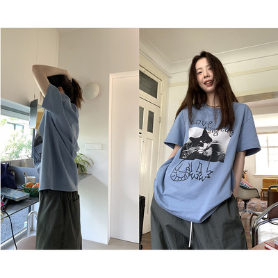 HellEat涂鸦感趣味印花