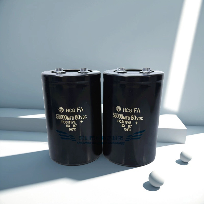 全新日立80V56000UF 音频功放滤波电解电容 68000MFD100VDC 47000