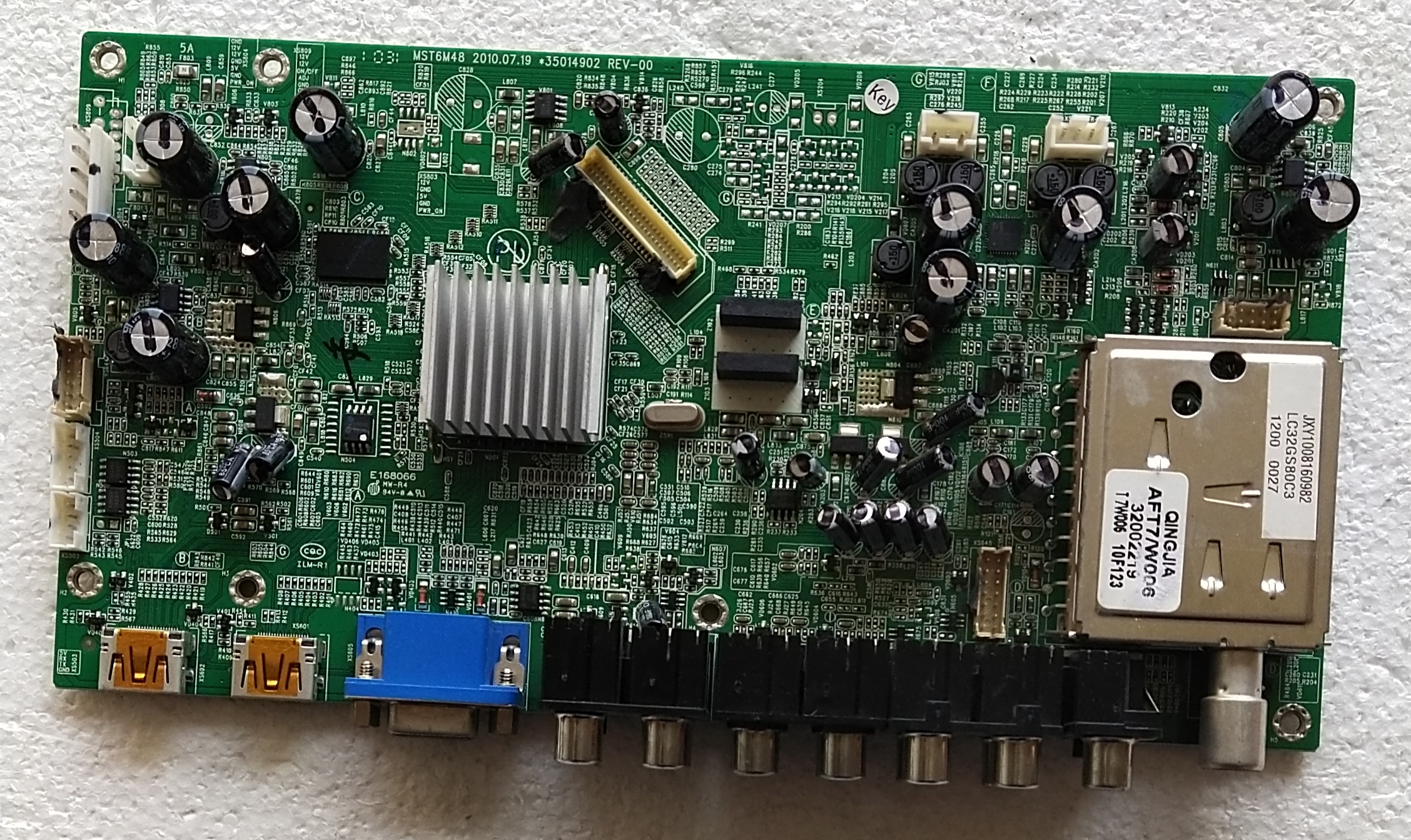 原装康佳LC32GS80C主板 MST6M48 35014902屏LC320WXE实物图测试好