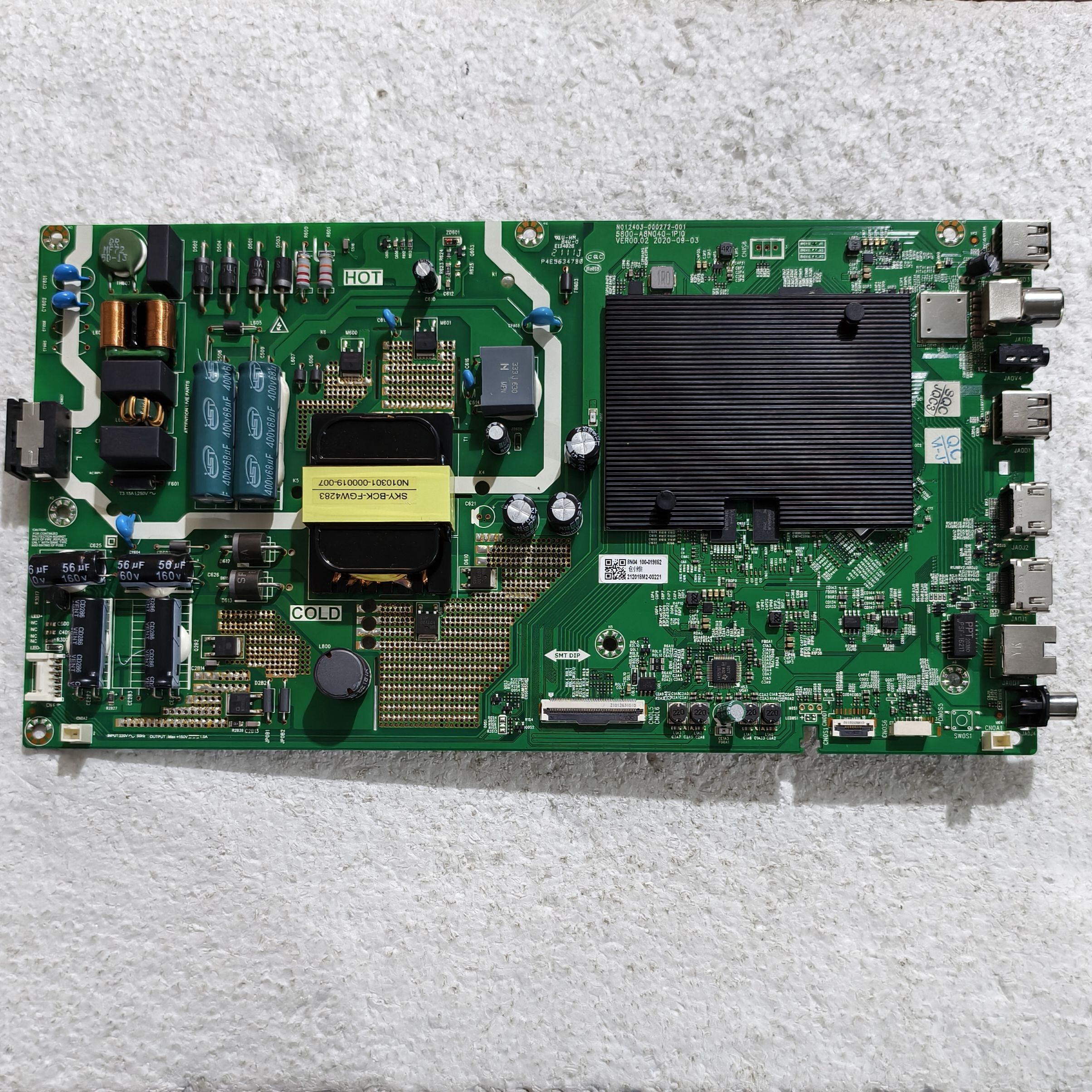 原装创维55M2主板5800-A8N040-1P10屏RDL550WY PD0-104现货