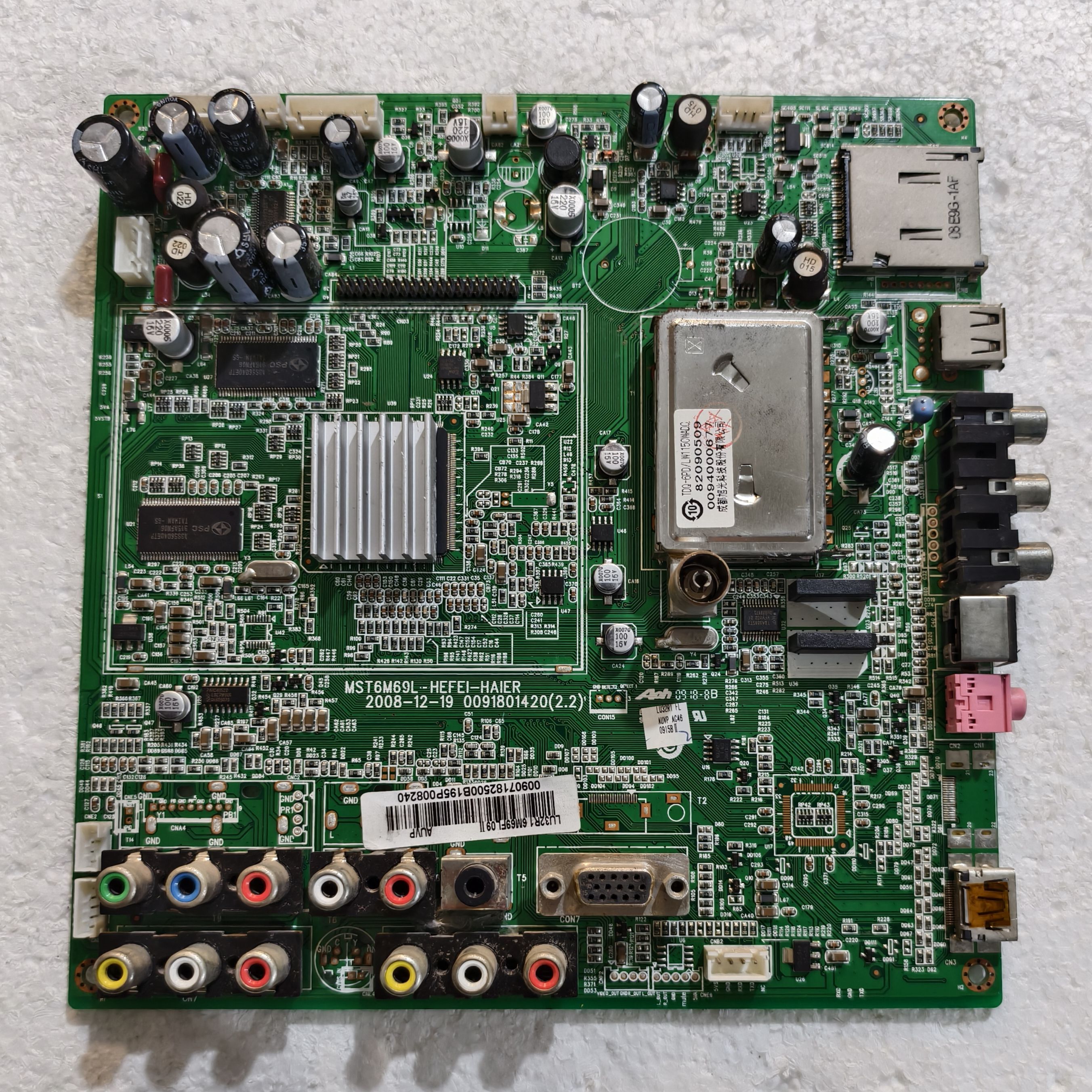 原装海尔LU32R1电视主板00918014202.2配屏T315XW02 测试好 现货