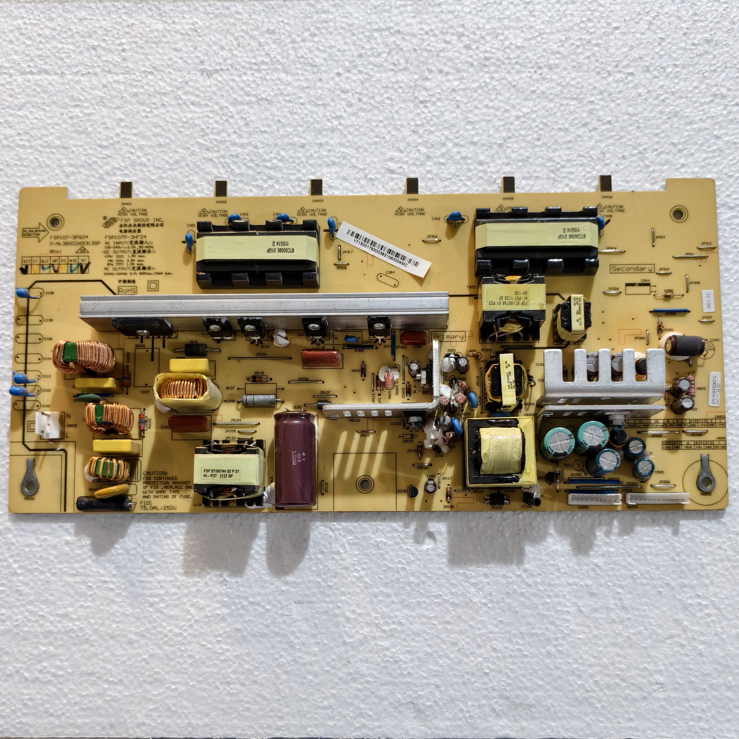 成色新大量原装长虹LT26630X电源板 FSP107-3PS04 FSP107P-3HF04