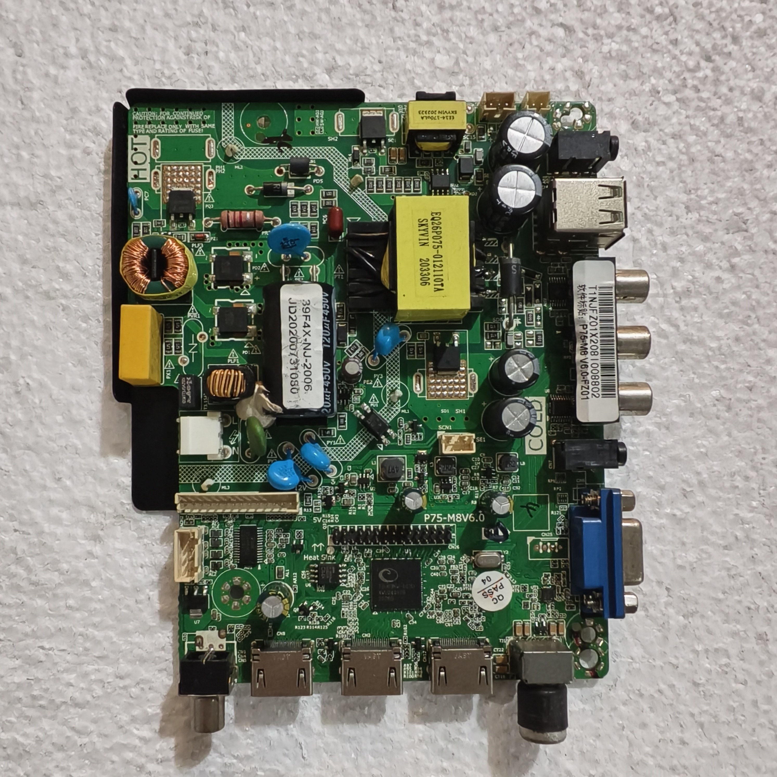 原装熊猫39F4X液晶电视主板P75-M8V6.0配屏PANDA385R 39F4X测试好